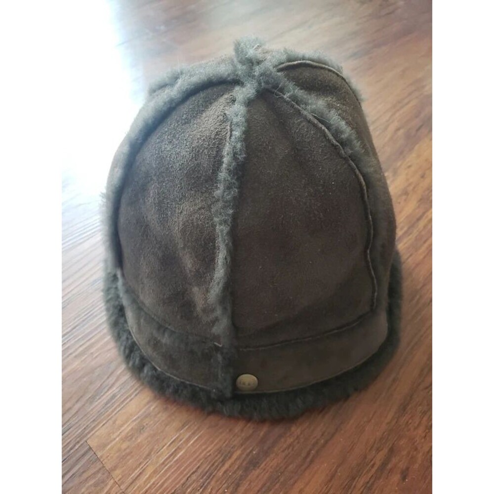 UGG Brown Sheepskin Bucket Hat